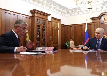Путин и Миляев 6 07 2026 фото кремлинру
